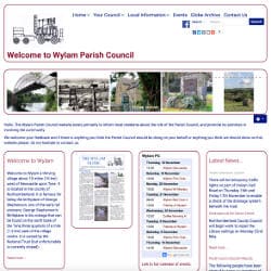 The website of Wylam Parish  Council